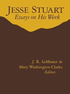 cover image of Jesse Stuart